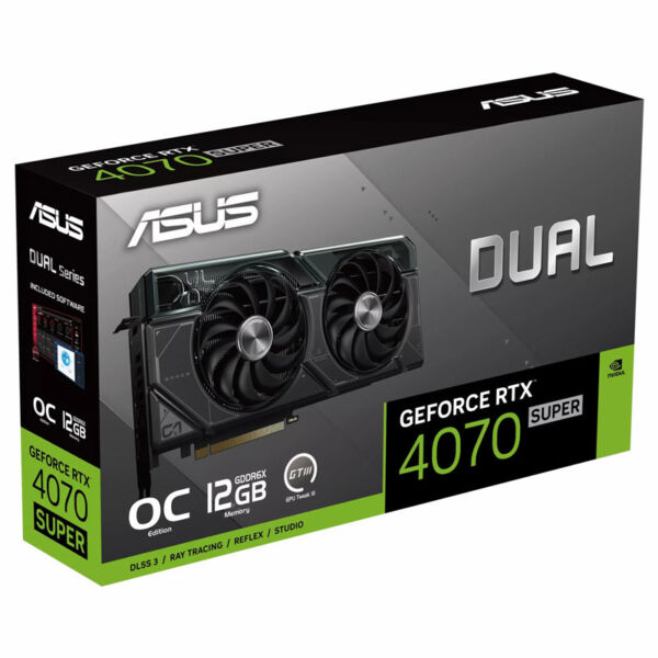 کارت گرافیک ASUS Dual GeForce RTX 4070 Super OC Edition 12GB GDDR6X 192Bit