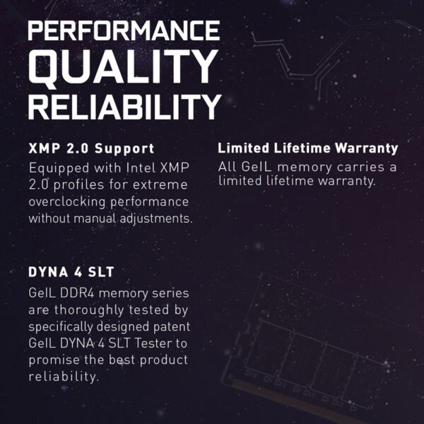 Geil Pristine DDR4 4GB 2666MHz CL19 Single Channel Desktop RAM 1